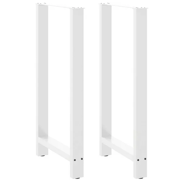 Pés para mesa de bar , brancos, 2 peças, 60x (110-111) cm, aço