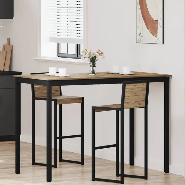 Mesa de Bar em Pé Madeira processada