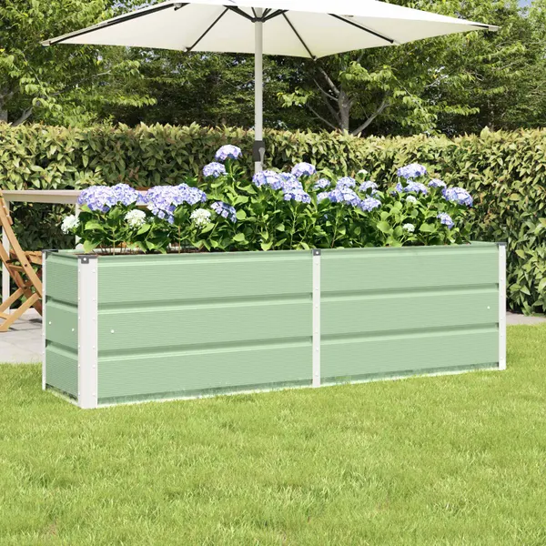 Floreira Verde 160 x 40 x 45 cm Aço