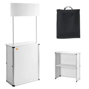 Podium portátil 78,5x38x181,5 cm folds armazenamento
