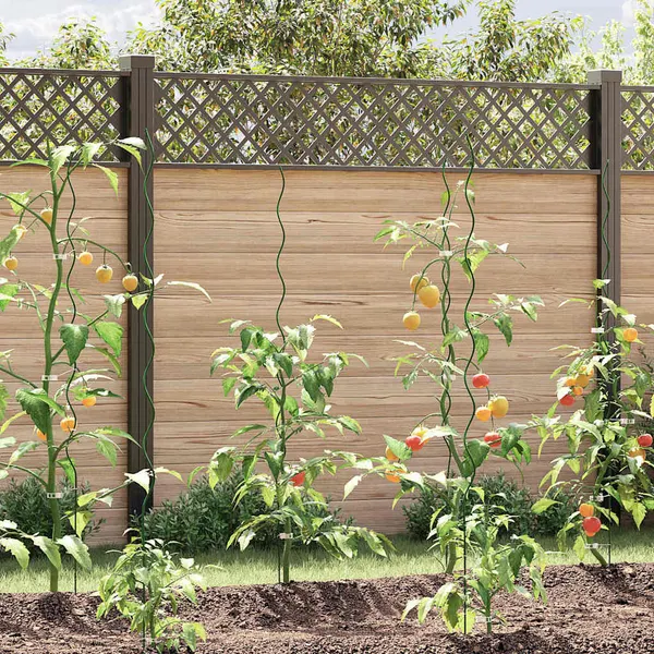 Suporte para Plantas 5 pcs Verde 150 x 0,6 x 0,6 cm Aço
