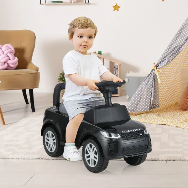 Voiture à Pousser pour Enfants 12-36 Mois avec Klaxon et Rangement