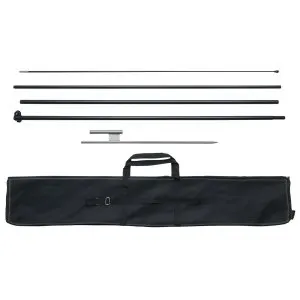 Kit mastro bandeira 16,3 ft com saco transporte