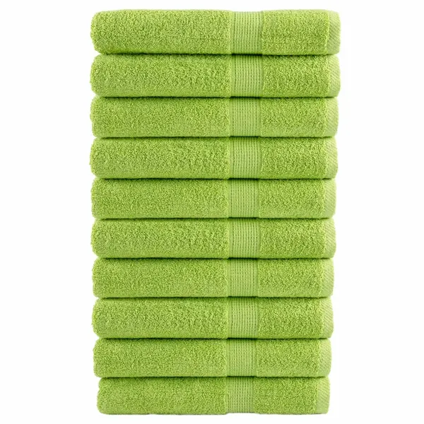 Toalhas sauna premium SOLUND 10pcs 80x200cm 600 gsm verde maça