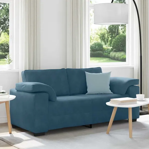 Sofá-luvas 180x77x82 cm veludo azul