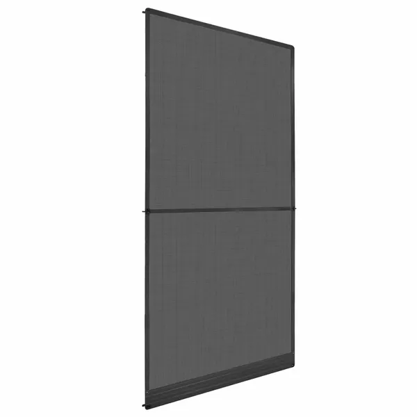 Tela de Insetos com Dobradiça Antracite e Preto 120 x 240 cm