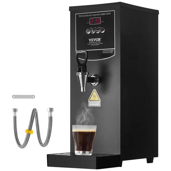 Caldeira água elétrica 1500W 50L/hora 316 aço