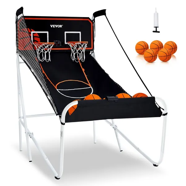 Jogo arcade basquetebol dobrável 2 jogadores 8 modos