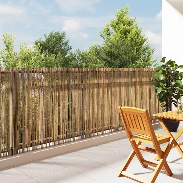 Cerca de Bambu Natural 400 x 125 cm Bambu