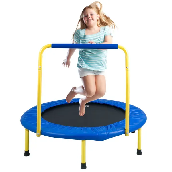 Trampolim Crianças 91,4 cm com Pega Espuma Dobrável