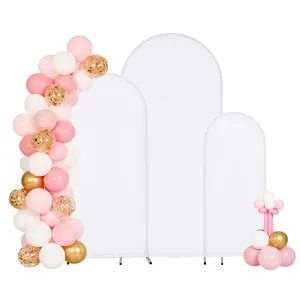Suporte Arco Decoração 3 unidades 1,8/1,5/1,2 m dourado