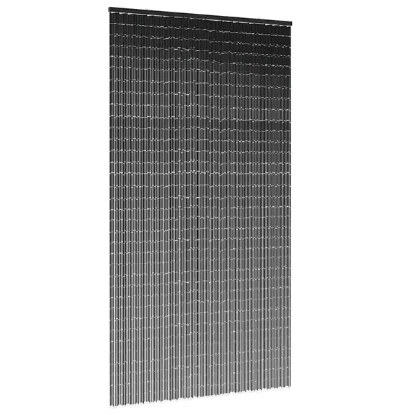 Cortina de Porta contra Insetos Cinza Escuro 120x220 cm Bambu
