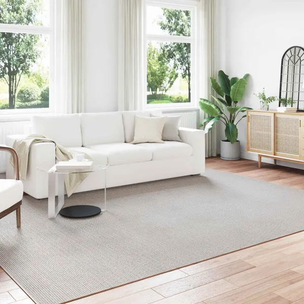 Tapetes de área Retangular LUGO Creme 280 x 200 cm Poliéster