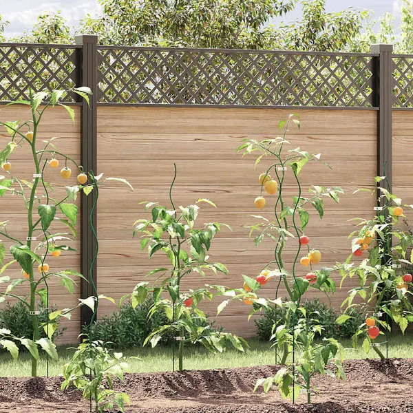 Suporte para Plantas 5 pcs Verde 110 x 0.6 x 0.6 cm Aço