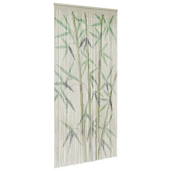 Cortina de Porta contra Insetos Estampa de Bambu 100x200 cm