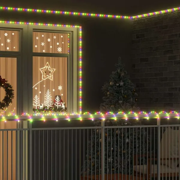 Luz de Corda com 1200 LEDs Multicolor 50 m PVC