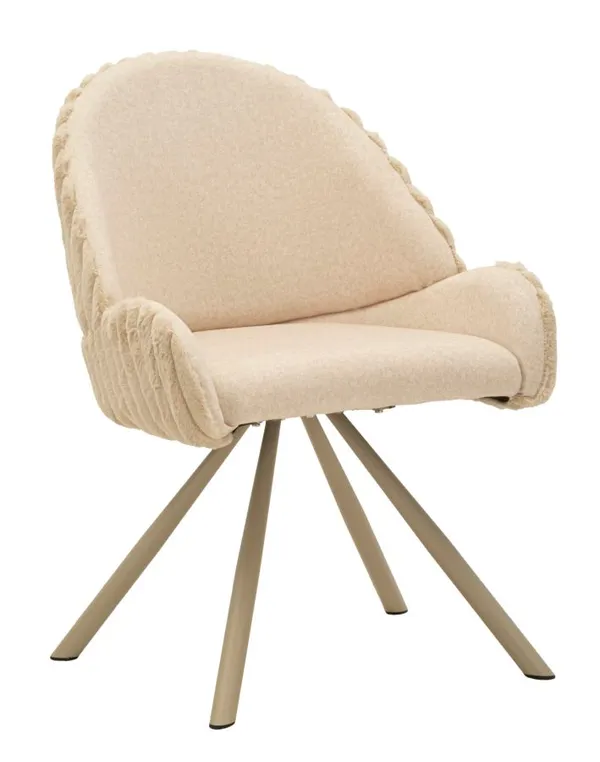 Silla Estocolmo -A- Crema Set 2 Piezas 58x53x85 cm