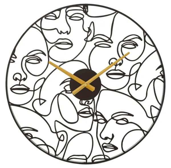 Relógio de Parede Faces 50x3,5 cm