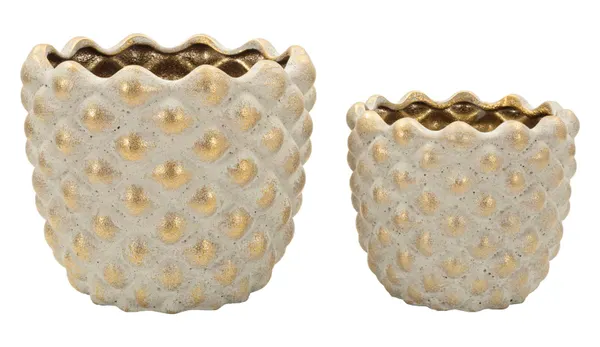 Cachepot Pepitas Casal ø 23x18-18,5x15,5 cm (Abertura ø 19-14 cm)