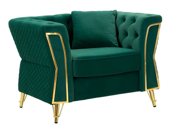Butaca Emy Verde con Cojín 104x83x76 cm