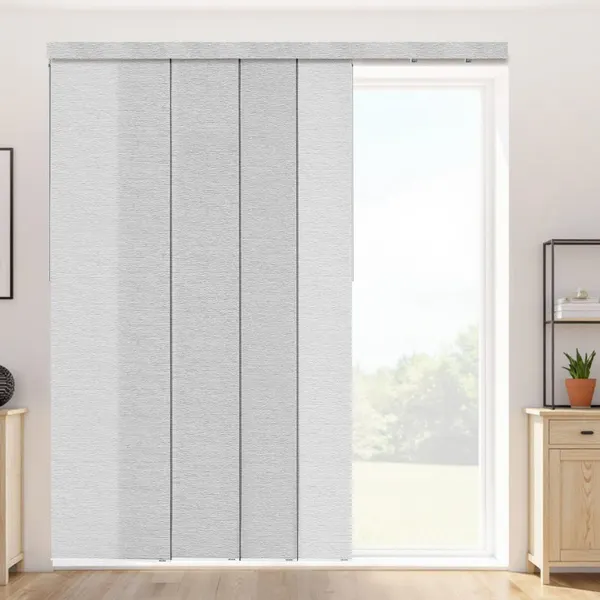 Cortinas painel 116-218cm extensível 243cm altura ajustável cinzento