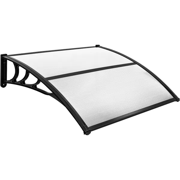 Marquesina 102 x 99 cm Proteção Solar UPF50+ Chuva Neve Vento