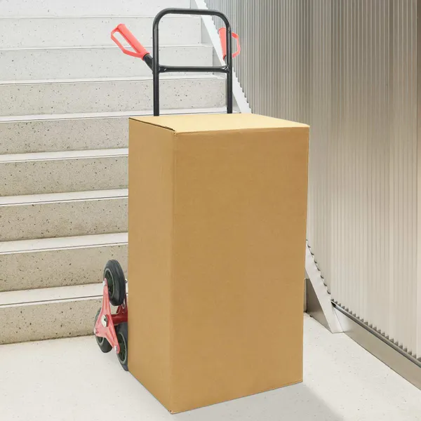 Carrinho de Mão Preto e Vermelho 64,5 x 49,5 x 114 cm Aço