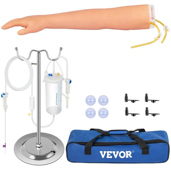 Kit treino flebotomia IV venipunção braço simulado