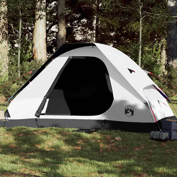 Tenda familiar cúpula p/ 6 pessoas opaca impermeável branco
