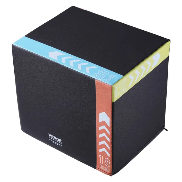 Box pliométrico 3 em 1, 20/18/16 polegadas
