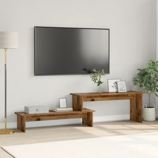 Conjunto de móvel de TV Madeira Antiga 180 x 30 x 43 cm