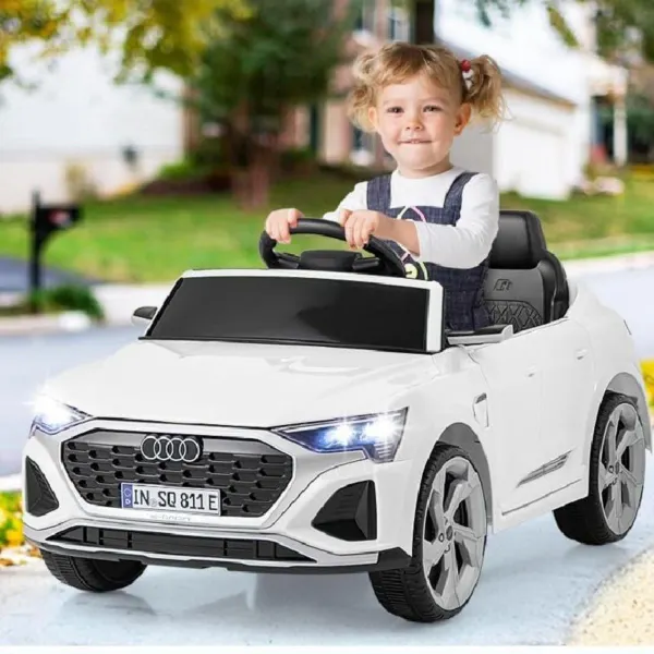Voiture Électrique Audi SQ8 Enfant 12V Autorisée avec Télécommande Parentale