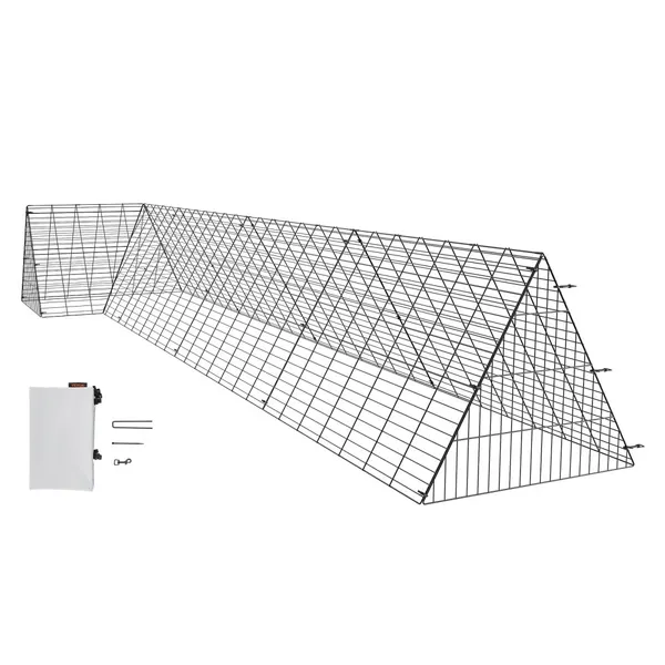 Túnel frango 157,5 x 39,4 x 24,2" portátil galinheiro