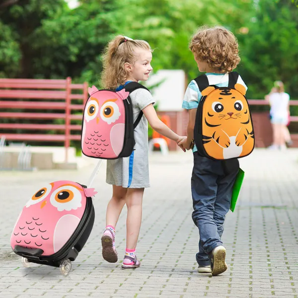 Ensemble de Bagages Enfants 2 Pièces - Valise 40 cm + Sac à Dos 30 cm Approuvé par les Compagnies Aériennes