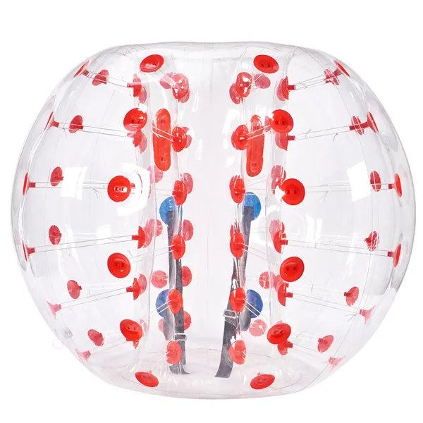 Bola inflável impacto 1,5M, PVC 0,8mm, jogos ao ar livre