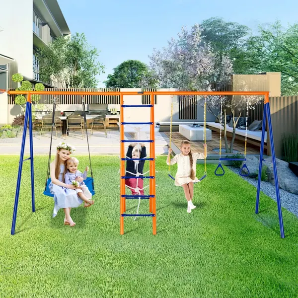 Estrutura balanço 6 em 1 infantil 440 lbs capacidade