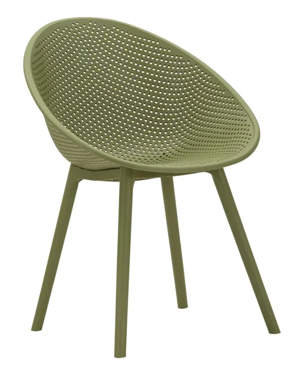 Cadeira Ibiza Verde Conjunto 2 Pç 59x59x83 cm (Altura do Assento 45 cm)