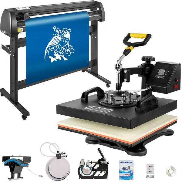 Prensa Térmica 5 em 1 38,1 cm Cortador Vinil