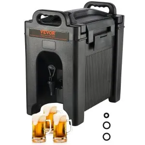 Dispensador bebidas isolado 9,5L 2 torneiras