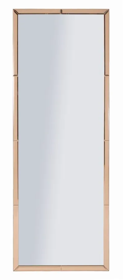 Espelho de Parede Berlim Rosa 55x2x150 cm (Medida do Espelho 49x143,5 cm)
