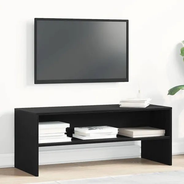 Móvel de TV 100x40x40 cm derivados de madeira carvalho preto