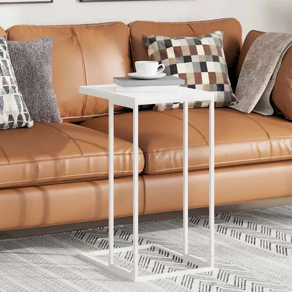 Mesa de centro 40x30x59 cm derivados de madeira branco