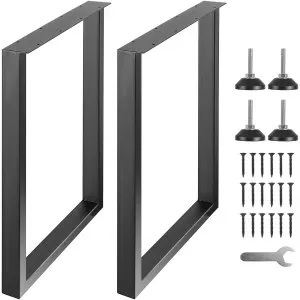 Pés móvel ajustáveis 711,2mm aço 453,6kg par preto