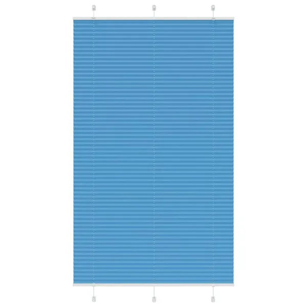 Plissado Cego Azul 120x200 cm Largura Tecido 119,4 cm Poliéster