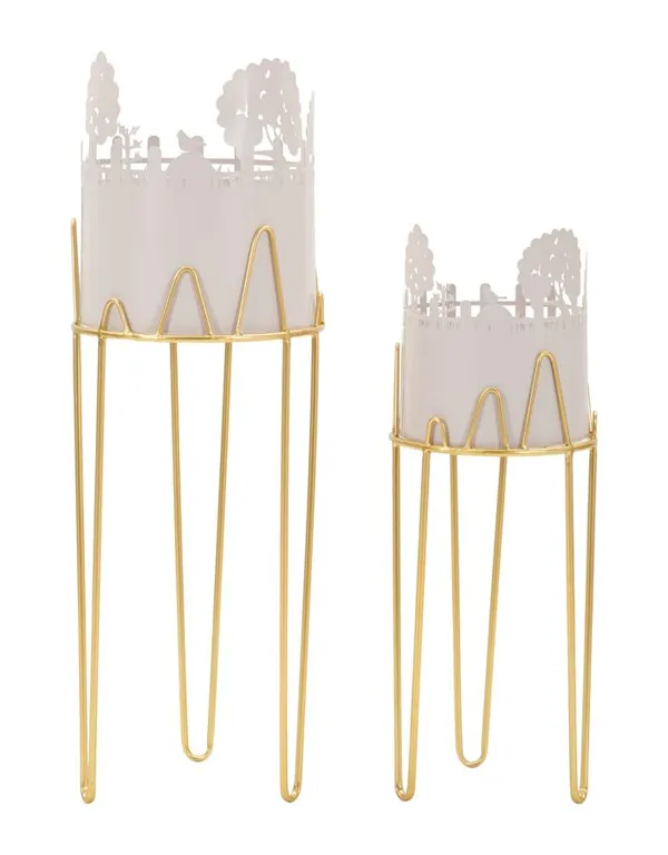 Suportes para Vasos Tree Conjunto Ø 27x79-22,8x62 cm