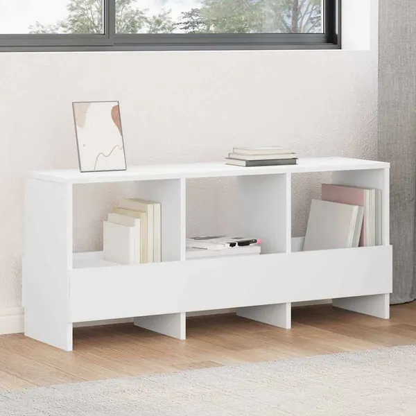 Estante de Revistas Branco 102 x 30 x 45 cm