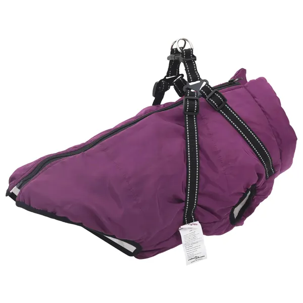 Casaco para Cães Roxo L52 Velo e Poliéster