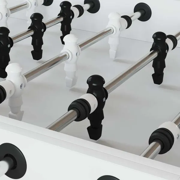 Jogadores de Mesa de Pé de Pato 24 pcs Preto e Branco HIPS