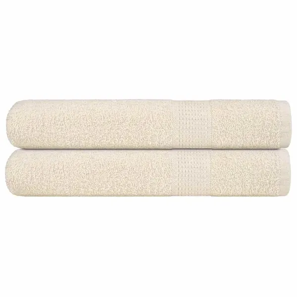 Toalhas de sauna FROGN 2 pcs 80x200 cm 360 g/m² creme