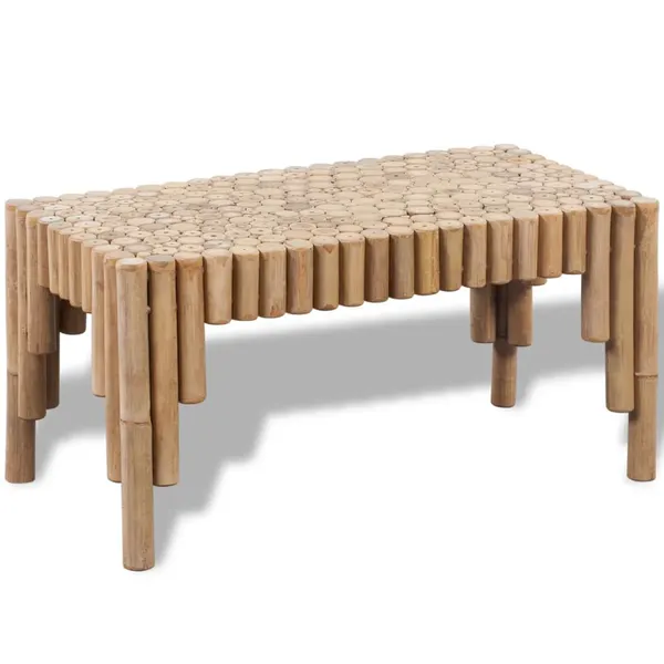 Mesa de centro em bambu